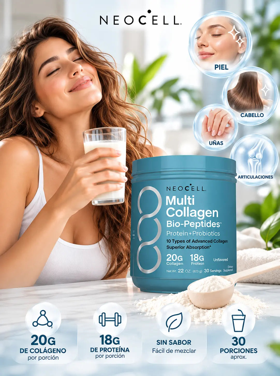 Colageno Neocell Multi Collagen Polvo