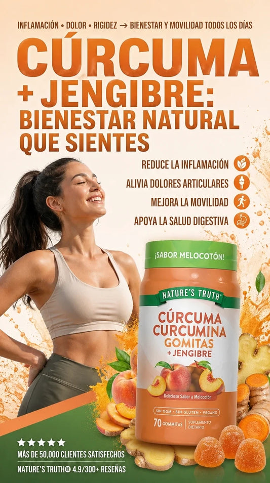 GOMAS MASTICABLES DE CURCUMA + JENGIBRE