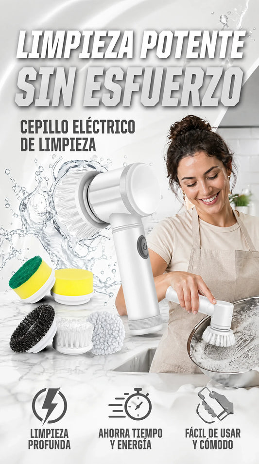CEPILLO LIMPIADOR ELECTRICO 5 En 1